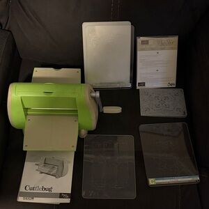 Green Cuttlebug Home Design Stamp Machine